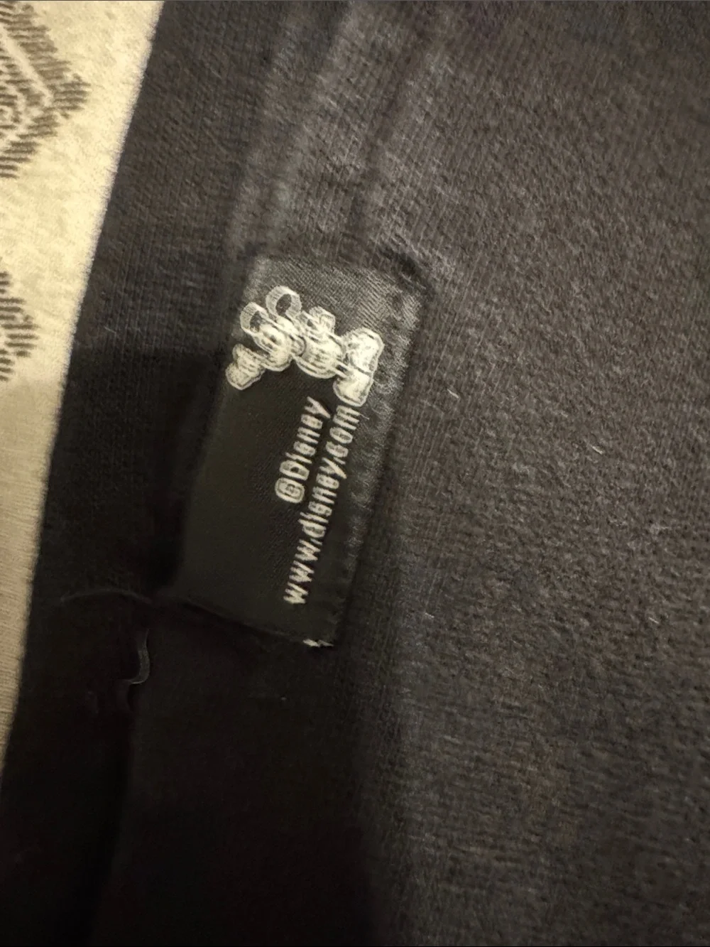 GAP Black Sweatpants with Mickey Mouse Logo